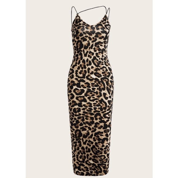 NEW| Leopard Print Bodycon Dress - Picture 2 of 4